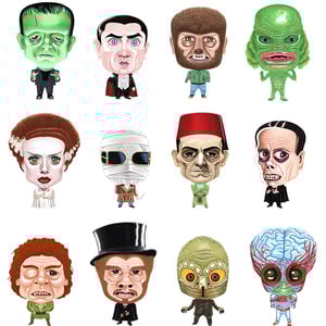 "global monsters color" print - Thumbnail 1