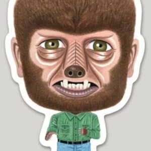 "wolfy" sticker - Thumbnail 1