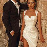 Elegant Sweetheart Split Front Floor-Length Prom Dresses - Thumbnail 3