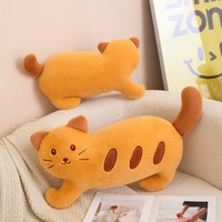 Cute Baguette Cat Plush Toy - Thumbnail 6