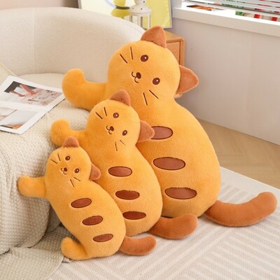Cute Baguette Cat Plush Toy