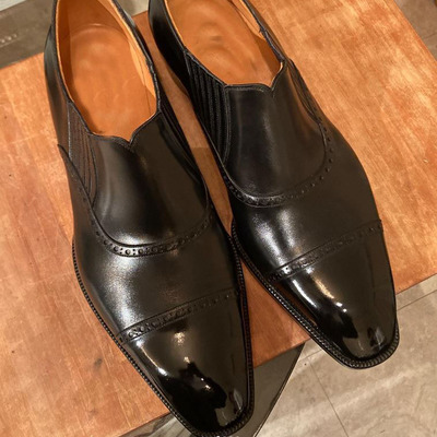 Black oxfords outclass handmade loafers moccasin dress shoes for men's