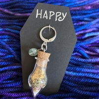 Happy Witch Jar Stitch Marker - Thumbnail 2