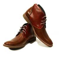 Handmade Colorful Italian Men Shoes - Thumbnail 4