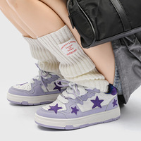 Chic Purple Stars Sneakers - Thumbnail 3