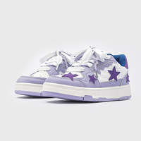 Chic Purple Stars Sneakers - Thumbnail 7