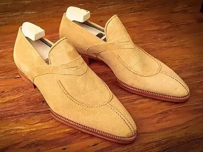 Handcrafted leather shoes, Minimalist loafers, Formal loafers, Dressy loafers