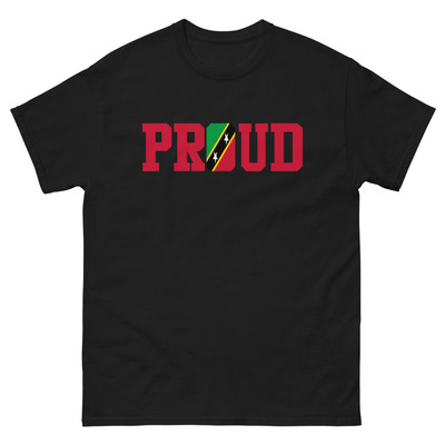 Proud - st. kitts and nevis - unisex tee