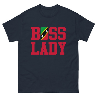 Boss lady - st. kitts and nevis - women's tee - Thumbnail 1