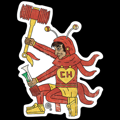 Aztec chapulin sticker - Thumbnail 2