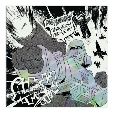 Megatron - Metallic Print