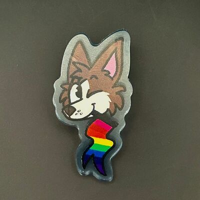 PRIDE DOGGY Acrylic Pin