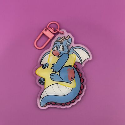 CORKIE'S STAR Acrylic Charm