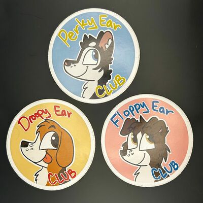 EAR CLUB Stickers