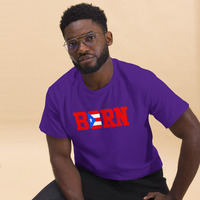 BORN - Puerto Rico - Unisex Tee - Thumbnail 5