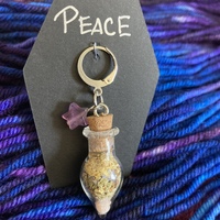 Peace Witch Jar Stitch Marker - Thumbnail 2