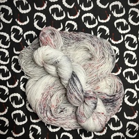 Bloodless Hand Dyed Fingering Weight Sock Yarn - Thumbnail 1