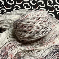 Bloodless Hand Dyed Fingering Weight Sock Yarn - Thumbnail 3