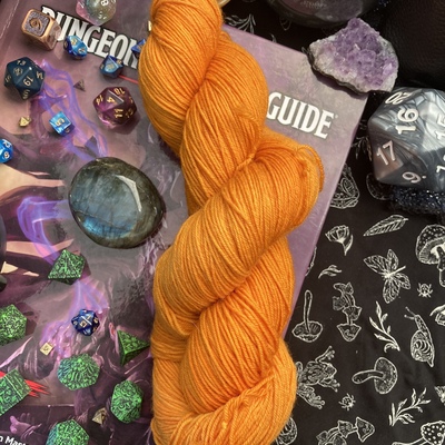 Player's handbook hand dyed fingering weight sock yarn
