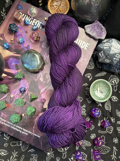 Dungeon Master's Guide Hand Dyed Fingering Weight Sock Yarn