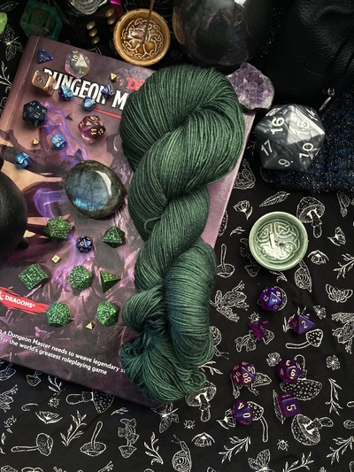 Druidcraft Hand Dyed Fingering Weight Sock Yarn