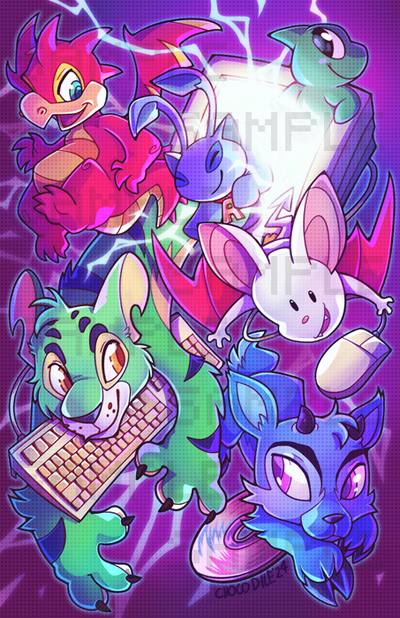 Neopets 11x17 Print