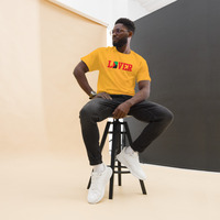 LOVER - Martinique (RBG Flag) - Unisex Tee - Thumbnail 7