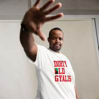 DIRTY OLD GYALIS - Martinique (RBG Flag) - Men's Tee - Thumbnail 4