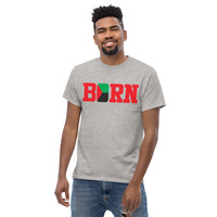 BORN - Martinique (RBG Flag) - Unisex Tee - Thumbnail 9