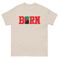 BORN - Martinique (RBG Flag) - Unisex Tee - Thumbnail 15