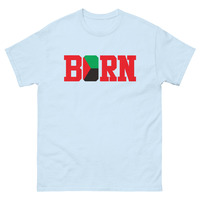 BORN - Martinique (RBG Flag) - Unisex Tee - Thumbnail 16