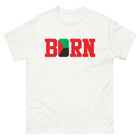 BORN - Martinique (RBG Flag) - Unisex Tee - Thumbnail 17