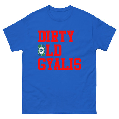 Dirty old gyalis - martinique (conch shell flag) - men's tee