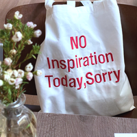 Free Shipping-NO INSPIRATION TODAY TOTE BAG - Thumbnail 3
