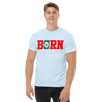 BORN - Martinique (Conch Shell Flag) - Unisex Tee - Thumbnail 8