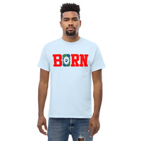 BORN - Martinique (Conch Shell Flag) - Unisex Tee - Thumbnail 10
