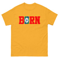 BORN - Martinique (Conch Shell Flag) - Unisex Tee - Thumbnail 17