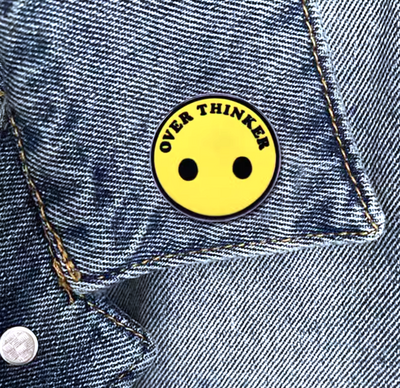Free Shipping-OVER THINKER PIN