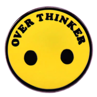 Free Shipping-OVER THINKER PIN - Thumbnail 1