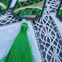 Dragon & Heron Embroidery Charms - Thumbnail 1