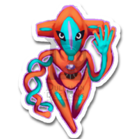 DNA Pocket Monster Stickers - Thumbnail 1