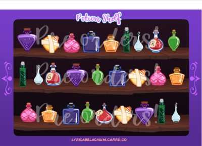 Potions sticker sheet (2 variants)