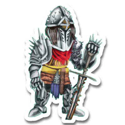 Deceased by dawn knight sticker