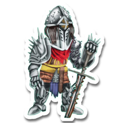 Deceased By Dawn Knight Sticker