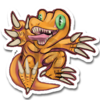 Digital Monster Stickers - Thumbnail 1