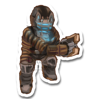 Isaac Clarke Sticker