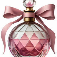 Pink Perfume Bottle Cross Stitch Pattern - Thumbnail 2