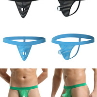 Wholesale 3PK Mens Sexy Underwear Lingerie Mesh Gauze Elephant Tube Translucent Thong G-string MJ2106 - Thumbnail 7