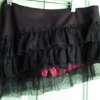 Ma＊rs black lace skort sz. s - Thumbnail 1