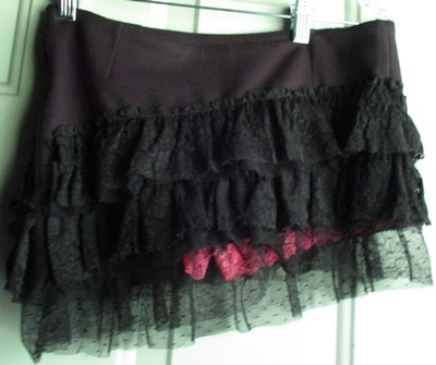 Ma＊rs Black Lace Skort Sz. S